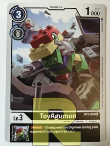 2x ToyAgumon ® BT2-055 C ® Comune ® Digimon Ver.1.0 ® Inglese  - Picture 1 of 1