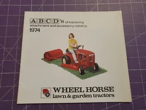 1974 Wheel Horse Lawn & Garden Tractor Attachment & Accessory Catalog/brochure - Picture 1 of 4