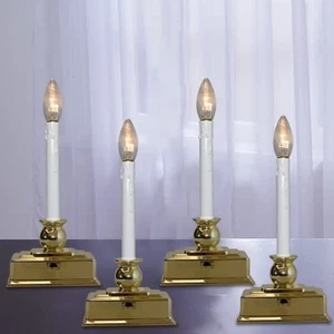 4 Pack Christmas Window Candles, 12 Inch Battery Operated LED Window Candles ... - Picture 1 of 7