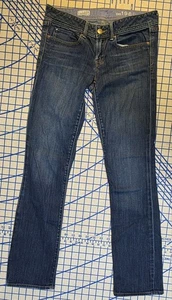 GAP 1969 Damen Jeans Gr. 27/4 Real Straight Blau Low Rise Denim - Bild 1 von 9