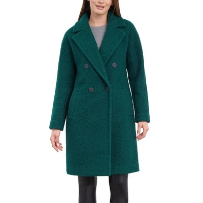 BCBGeneration 2X Green Double Breasted Bouclé Coat Front Flap-Welt Pocket HR1-13 - Image 1 of 4