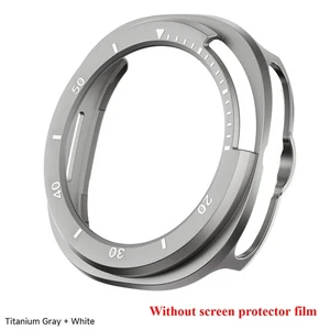 PC Glass Full Screen Protector Case Cover For Samsung Galaxy Watch 8 Classic - Picture 1 of 25