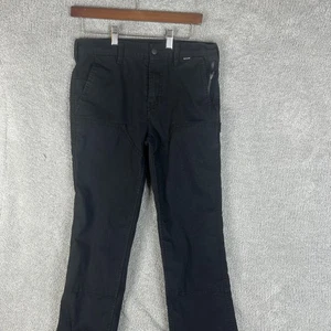 Pantalones Hurley X Carhartt Para Hombres 30 Negros Carpintero Trabajo Utilidad Cremallera Bolsillo Elástico - Imagen 1 de 20