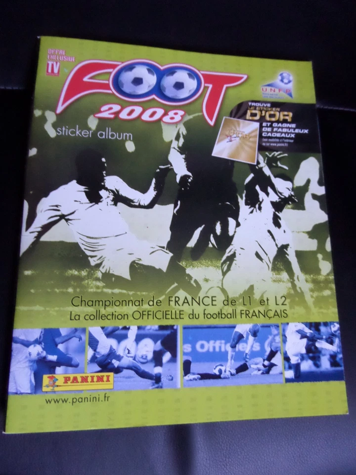 Album Panini FOOT 2008 Rempli à 98% Stickers Images Championnat France 2008 - Photo 1/4