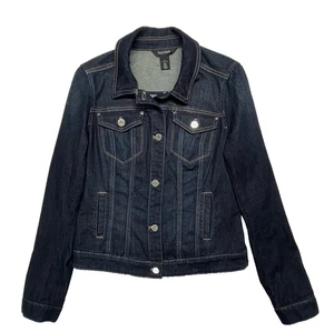 Chaqueta vaquera azul oscuro White House Black Market para mujer 8 - Imagen 1 de 7