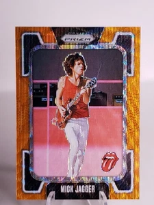 Mick Jagger 2025 Panini Prizm Rolling Stones Orange Wave /259 48 - Picture 1 of 3