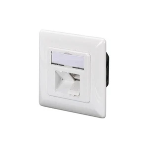 DIGITUS CAT 6 Datenbuchse Wandsteckdose Unterputz geschirmt 2x RJ45 LSA Weiß - Bild 1 von 5