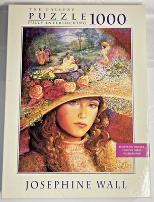 VTG Milton Bradley Grandmother's Hat Puzzle Josephine Wall 1000 Piece Sealed - Image 1 of 4