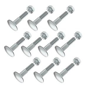 Box Truck Roll Up Door Parts 1-1/4 Carriage Bolt & Hex Nut with Todco Type New - Picture 1 of 12