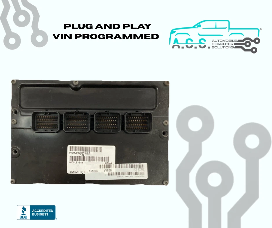 2007 Dodge Stratus 2.4L ECU/ECM P04896301 *VIN PROGRAMMED* - Image 1 of 3