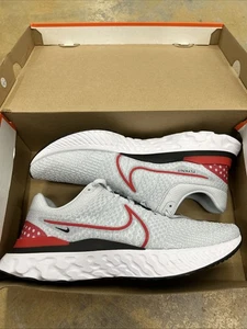 Nike React Infinity Run Fk 3 Platinum/University Red DQ7830-017 Herren Größe 12,5 - Bild 1 von 5