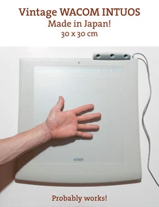 Vintage WACOM INTUOS Made in Japan! 30x30 cm Grafiktablett, Sub-D, ohne Stift - Bild 1 von 10