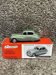 1:43 Somerville No. 120 SUNBEAM TALBOT 90 Mk 2 - WHITE METAL - MINT BOXED - Bild 1 von 6