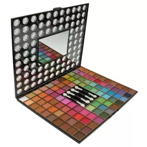 Make Up Set Eye Shadow Palette Beauty 98 Colour Mirror Applicators Cosmetics - Picture 1 of 2