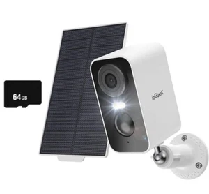 ieGeek 3MP Überwachungskamera außen/innen Akku WIFI Kamera mit 5200mA Nachtsicht - Bild 1 von 12