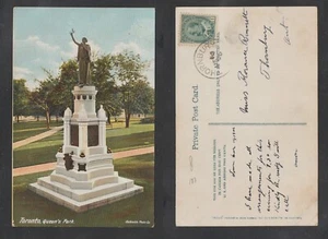 Toronto Ontario Postcard Queen's Park Pub. W. J. Gage and Co. Ltd. Circa 1906 - Imagen 1 de 3