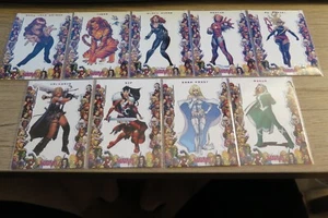 2013 Mujeres de Marvel Serie 2 Enmarcado Persecución Inserto Tarjetas Coleccionables Individuales Tú eliges - Imagen 1 de 28