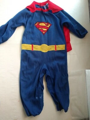 Disfraz Rubíes Superman Niño Pequeño 2/3/4 Niño Fieltro USADO NECESITA ALGUNA REPARACIÓN @ Foto 1 de 3
