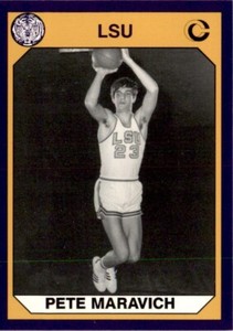 1990-91 Collegiate Collection Pete Maravich LSU Tigers #74