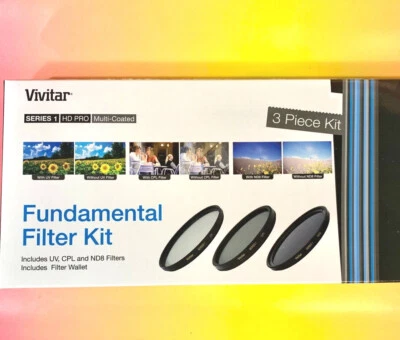 VIVITAR Filter Kit 67mm ND8 UV CPL - Image 1 of 4