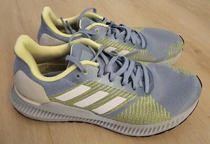 Adidas Shoes Womens Sz 7.5 Solar Blaze Athletic Running Sneaker Blue Green Gray - Picture 1 of 6