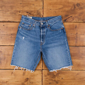 Vintage Levi's Denim Shorts 30 Levis 501 roher Saum Big E Premium Shorts Stonewash
