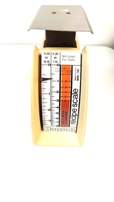 Used Vintage Hanson Recipe Scale Model 1308 8 pounds Kitchen accessories - Изображение 1 из 4