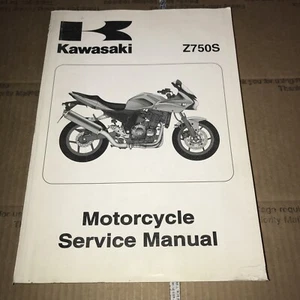 2005 Kawasaki Z750S ZR750- K1 Motorcycle Service Manual OEM 99924-1344-01 - Picture 1 of 3