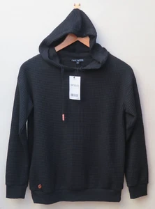 NEXT ❤️ Black Soft Waffle Hooded JUMPER Long Sleeved ❤️ 6 Petite Chest 36" BNWT - Picture 1 of 13