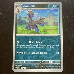 Pokémon TCG Zweilous Scarlet & Violet - Paldea Evolved 139/193 Reverse Holo - Picture 1 of 3