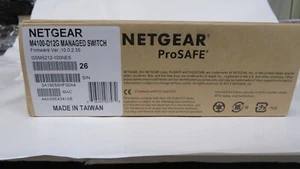 NETGEAR (GSM5212-100NES) 12-Ports Ethernet Switch - Picture 1 of 2