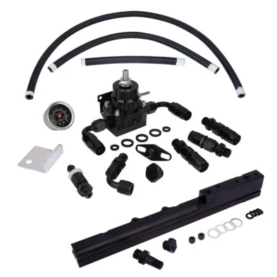 Riel regulador de presión de combustible B16 B18 B20 serie B Honda Acura FPR Civic Foto 1 de 4