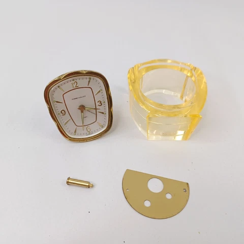 Phinney Walker Lucite Alarm clock For Parts Cover