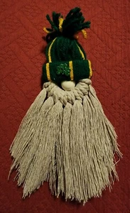 Green & Gold Hat Shamrock Gnome Magnet (8" long) - Picture 1 of 1