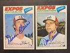 DENNIS BLAIR (ONLY) autograph 1977 TOPPS signed card EXPOS 77