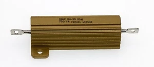 DALE RH-50, 70 Ohm 1% 50W, Wirewound Chassis Mount Resistor, NOS - Picture 1 of 2