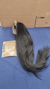 HD PARRUCCA CAP Parrucche Lunghe Nere per Donna - Foto 1 di 4