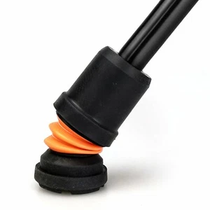 Flexyfoot Shock Absorbing Walking Stick Ferrule - 50% More Grip And Traction - Picture 1 of 6