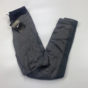 Nike Pro Hyper Warm Tight Training Gray Grey Leggings 932078-071 Womens Size XS - Picture 1 of 7