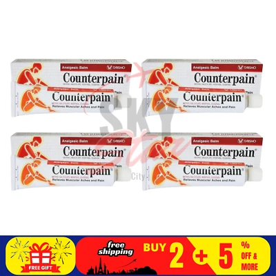 4 X Bálsamo Analgésico Masaje Muscular Alivio Caliente Rojo Contradolor 120g Foto 1 de 4
