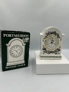 Vintage Portmeirion batteriebetriebene hohe Kaminuhr im Botanischen Garten Design - Bild 1 von 18