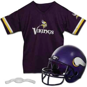 Franklin Jugend Minnesota Wikinger Helm und Trikot Set - Medium - Bild 1 von 1