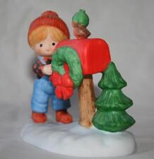 Enesco Country Cousins 1985 Katy Mailing a Christmas Letter