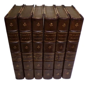 1889 THE BRONTE SISTERS Jane Eyre Wuthering Heights CHARLOTTE Emily Anne WORKS - Picture 1 of 15