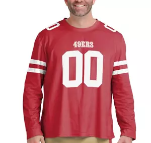 Men's NFL Team Apparel Pajama Top Only 49ERS 00 Size 2XL ~ - Picture 1 of 3