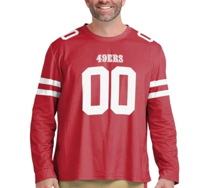 Ropa de pijama para hombre equipo de la NFL solo 49ERS 00 talla 2XL ~ Foto 1 de 3