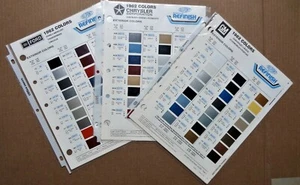 1982 DuPont   Paint Chips & Color Combinations - Picture 1 of 4