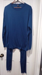 Vintage Patagonia Capilene Base Layer Hemd & Hose Herren XL Outdoor Blau USA - Bild 1 von 5