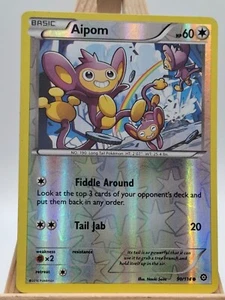 Aipom, 90/114, Steam Siege, holograma inverso, casi nuevo - Imagen 1 de 2