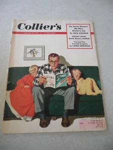 COLLIER'S Magazine, JANUARY 10, 1953, JOHN STEINBECK, PONTIAC DUAL-STREAK AD! - Picture 1 of 3